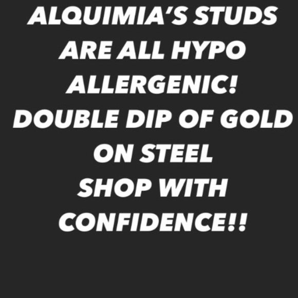 OPAL GOLD DIAMOND BACK FRONT STUDS EARRINGS - Picture 4 of 5